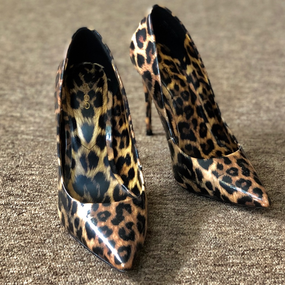 ALDO leopard print heel